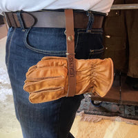Vickers Motorcycle Co. Leather Glove Holder